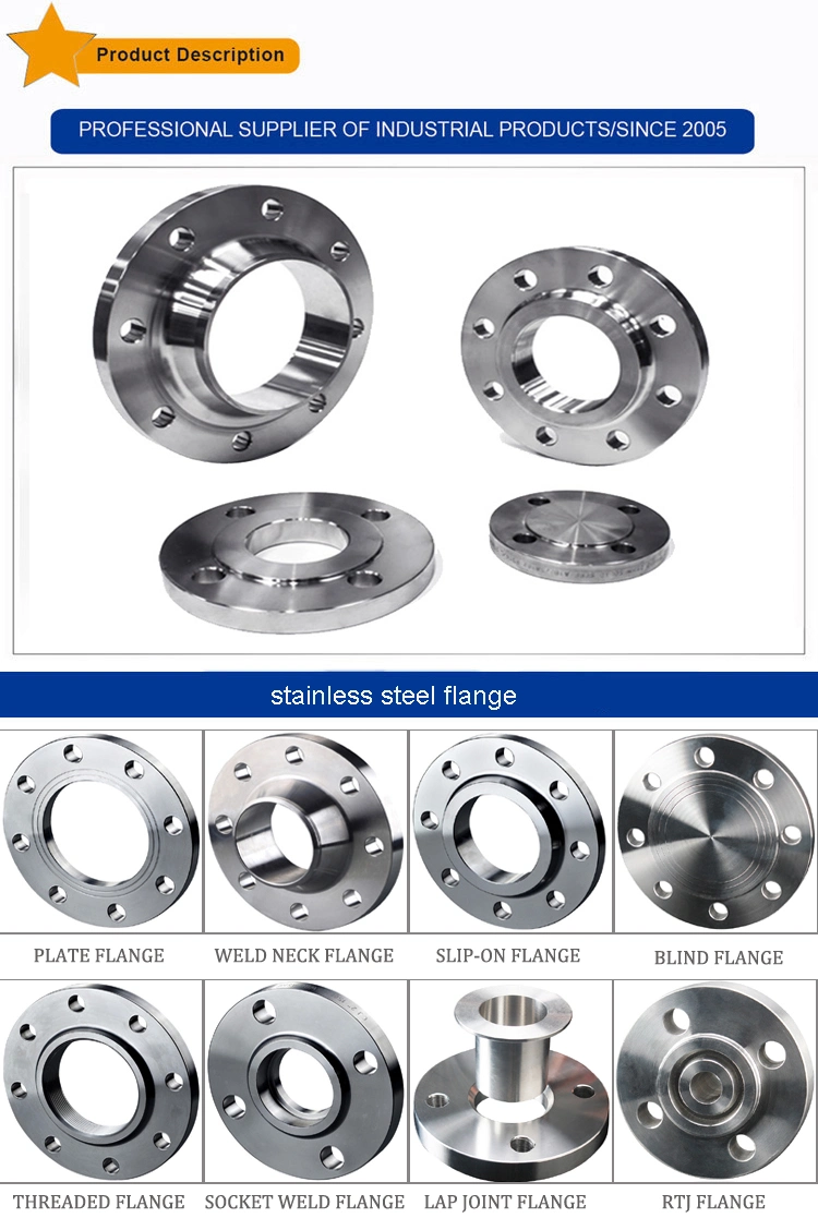 ANSI B16.5 Class 1500 Stainless Steel Raised Face Socket Weld Neck Pipe Flange