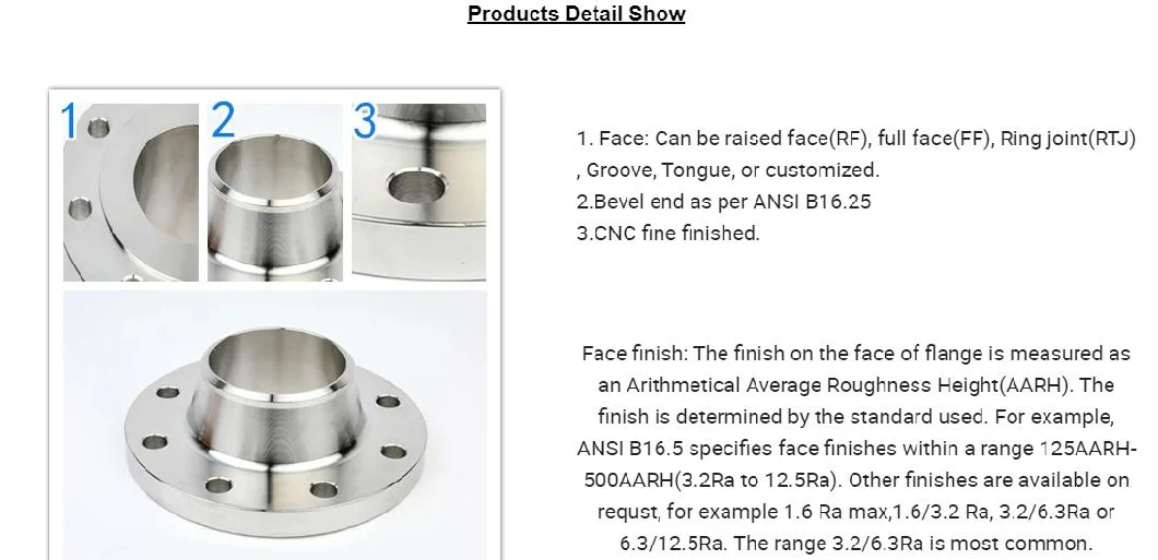 ANSI, JIS, DIN 304L Stainless Steel Carbon Steel A105 Forged Welding Neck 150lbs Threaded Forged Flanges Factory Price